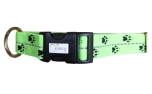 Axaeco Sleddog Collar Reflex Click Green