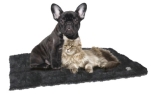 Croci Dog Self-Heating Mat Furry Black