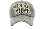 Dog Mom Washed Vintage Ballcap moos