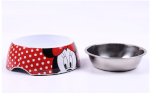 Minnie Maus Hundenapf Melamin Edelstahl 22cm 760ml