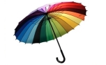 Regenbogen-Regenschirm