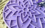 Sodapup Schleckmatte Lick Mat emat Lotus, purple